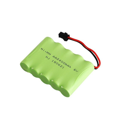 Paquet adapté aux besoins du client 6V 2400mAh de batterie rechargeable de NiMH de jouets pour enfants